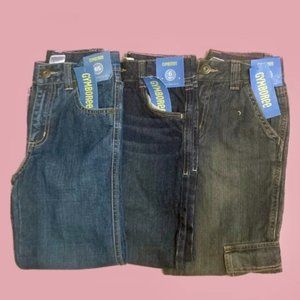 Lot of of Gymboree Boys Blue Jeans, Size 6 Slim
